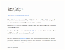 Tablet Screenshot of jterhorst.com